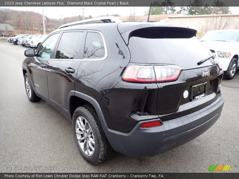 Diamond Black Crystal Pearl / Black 2020 Jeep Cherokee Latitude Plus