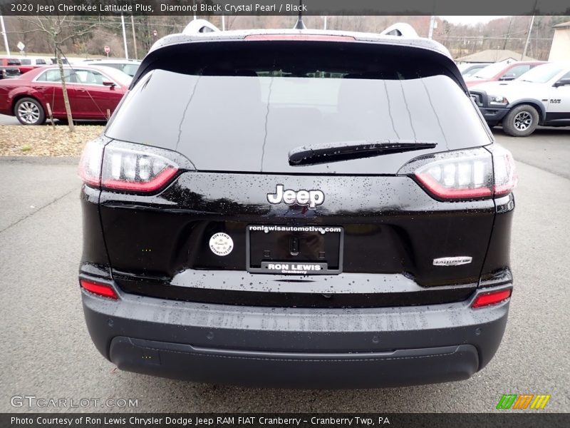 Diamond Black Crystal Pearl / Black 2020 Jeep Cherokee Latitude Plus