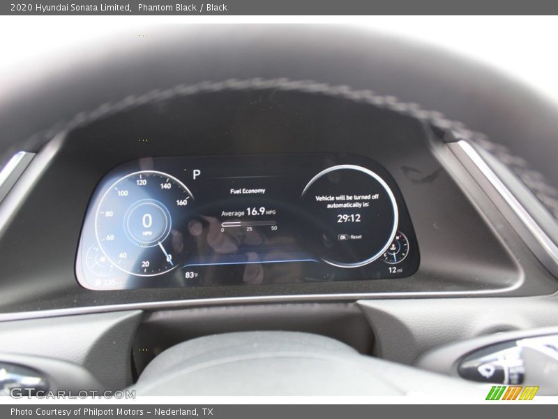 Phantom Black / Black 2020 Hyundai Sonata Limited