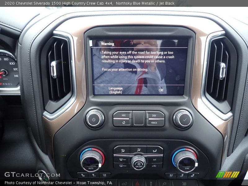 Controls of 2020 Silverado 1500 High Country Crew Cab 4x4