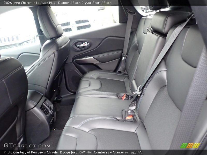 Diamond Black Crystal Pearl / Black 2020 Jeep Cherokee Latitude Plus