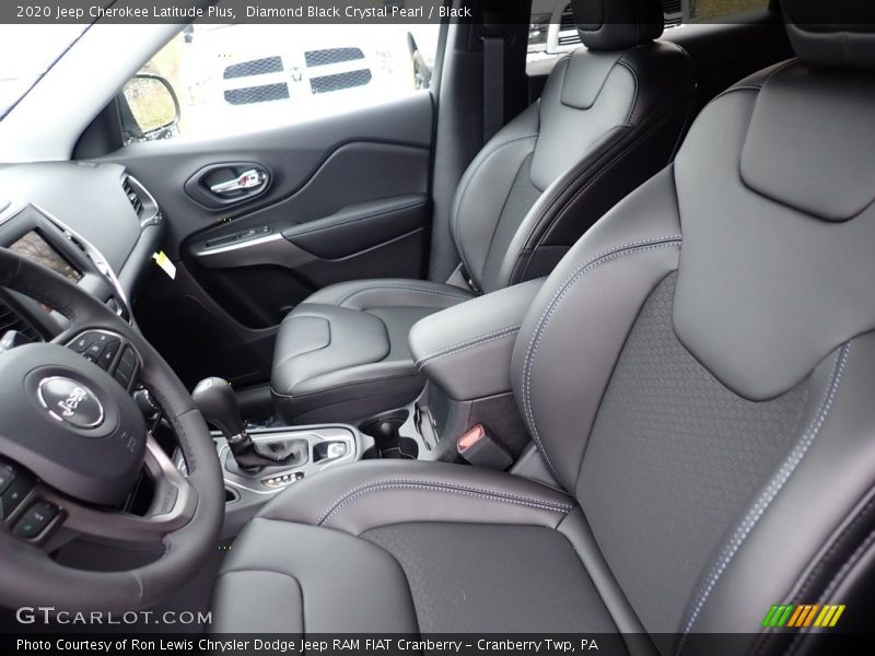 Diamond Black Crystal Pearl / Black 2020 Jeep Cherokee Latitude Plus