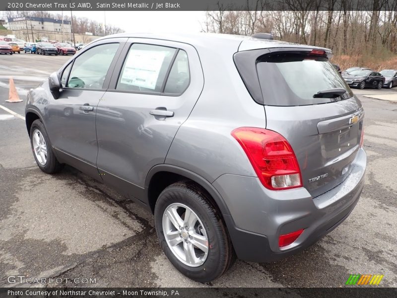 Satin Steel Metallic / Jet Black 2020 Chevrolet Trax LS AWD