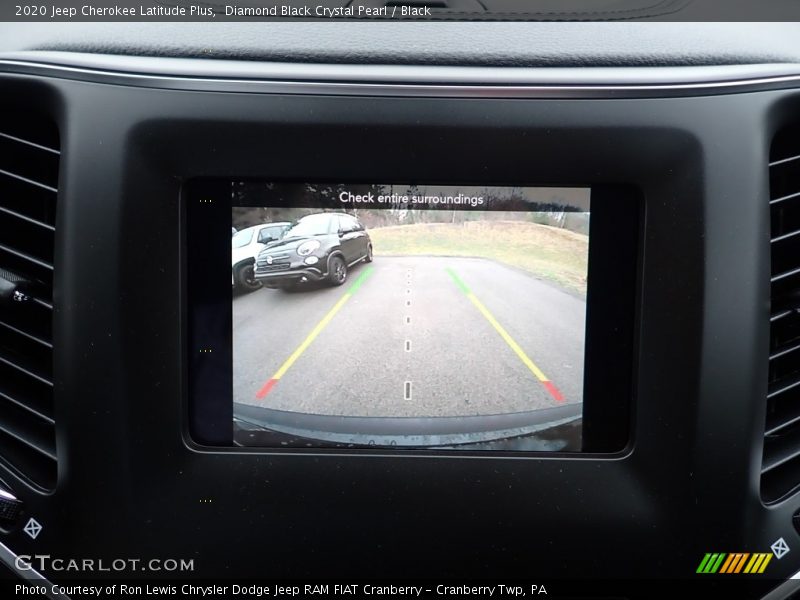 Diamond Black Crystal Pearl / Black 2020 Jeep Cherokee Latitude Plus