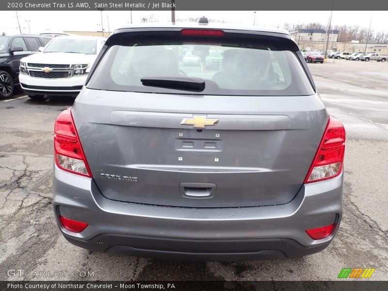 Satin Steel Metallic / Jet Black 2020 Chevrolet Trax LS AWD