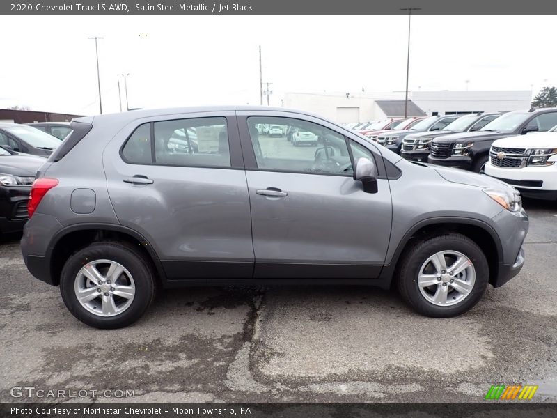 Satin Steel Metallic / Jet Black 2020 Chevrolet Trax LS AWD