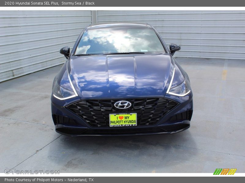 Stormy Sea / Black 2020 Hyundai Sonata SEL Plus