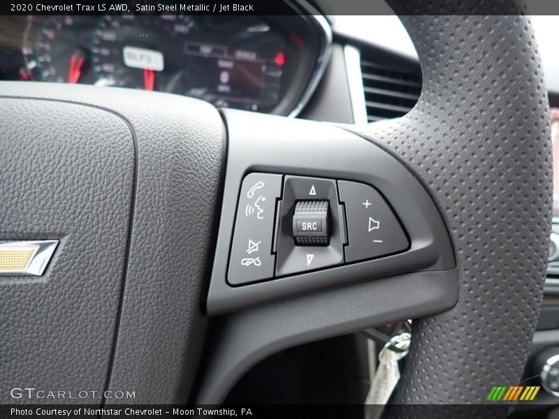 Satin Steel Metallic / Jet Black 2020 Chevrolet Trax LS AWD