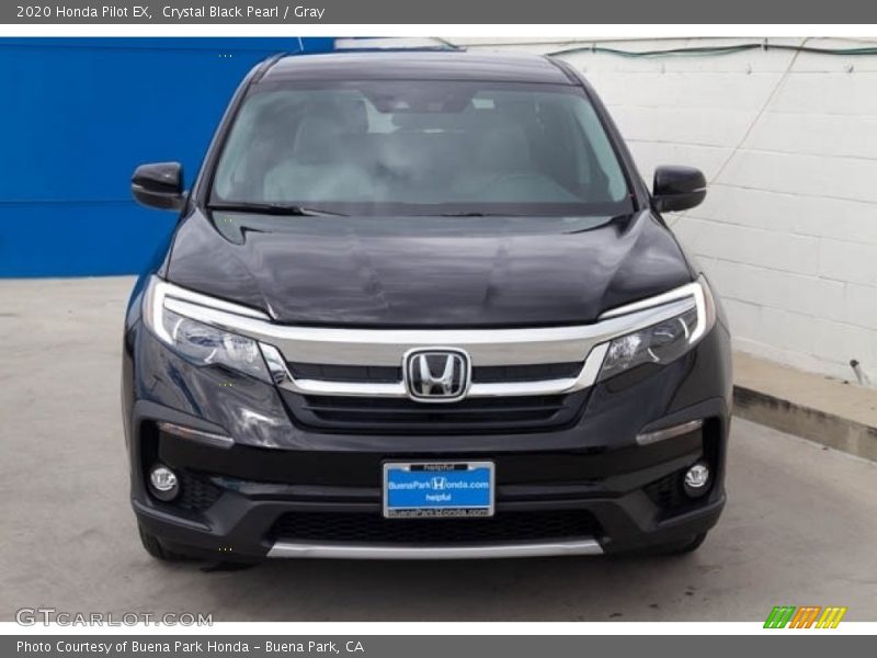 Crystal Black Pearl / Gray 2020 Honda Pilot EX