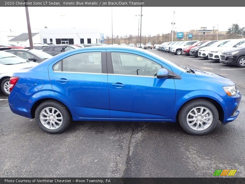 Kinetic Blue Metallic / Jet Black/Dark Titanium 2020 Chevrolet Sonic LT Sedan