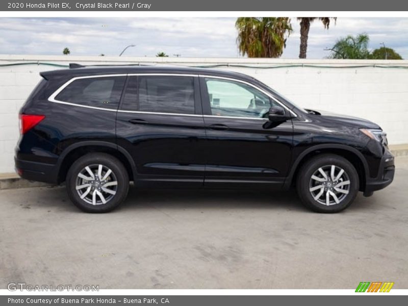 Crystal Black Pearl / Gray 2020 Honda Pilot EX
