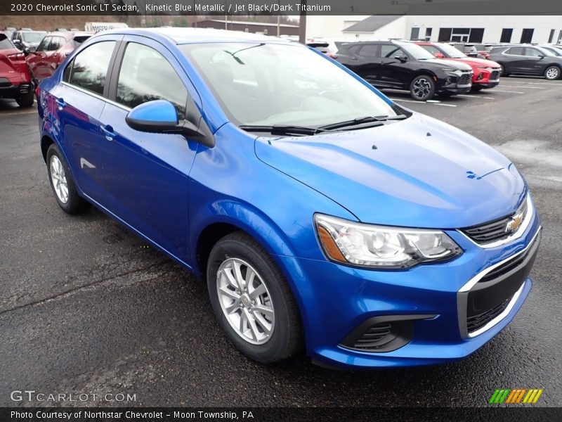 Kinetic Blue Metallic / Jet Black/Dark Titanium 2020 Chevrolet Sonic LT Sedan