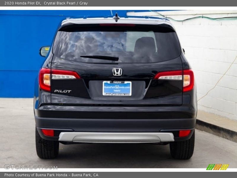 Crystal Black Pearl / Gray 2020 Honda Pilot EX