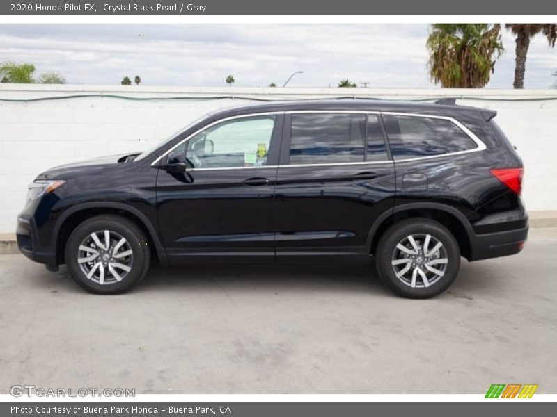 Crystal Black Pearl / Gray 2020 Honda Pilot EX