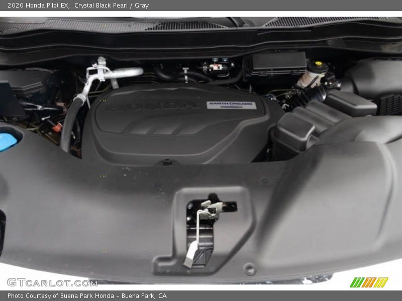 Crystal Black Pearl / Gray 2020 Honda Pilot EX