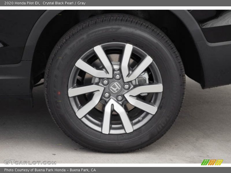 Crystal Black Pearl / Gray 2020 Honda Pilot EX
