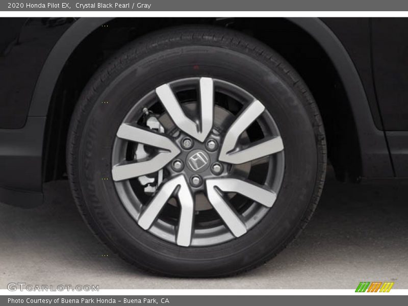 Crystal Black Pearl / Gray 2020 Honda Pilot EX