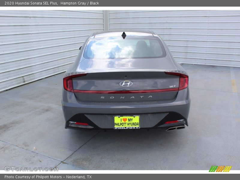 Hampton Gray / Black 2020 Hyundai Sonata SEL Plus