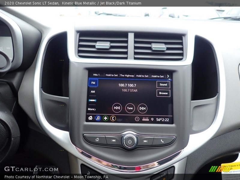 Kinetic Blue Metallic / Jet Black/Dark Titanium 2020 Chevrolet Sonic LT Sedan