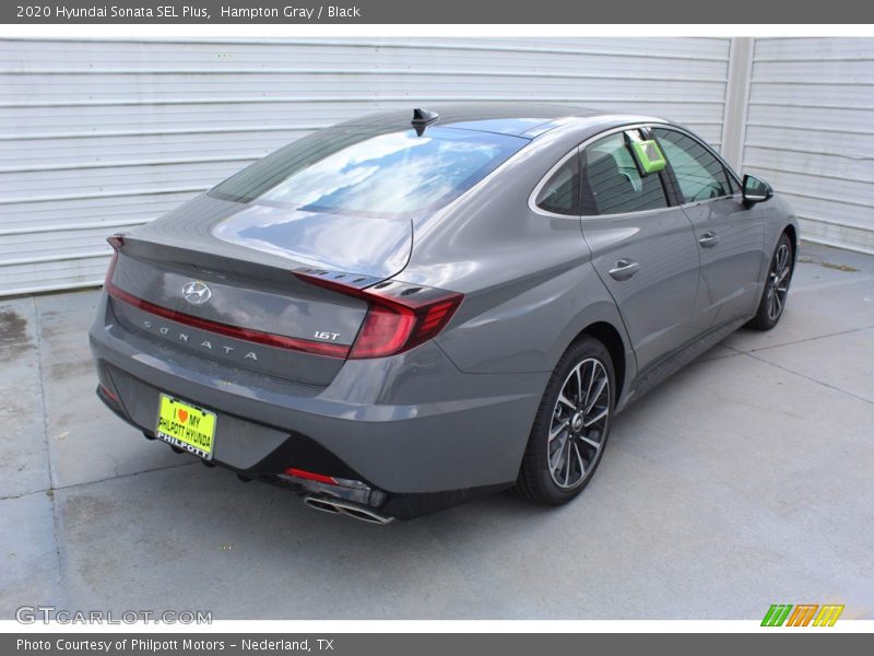 Hampton Gray / Black 2020 Hyundai Sonata SEL Plus