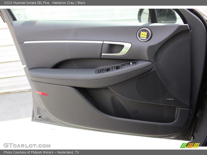 Hampton Gray / Black 2020 Hyundai Sonata SEL Plus