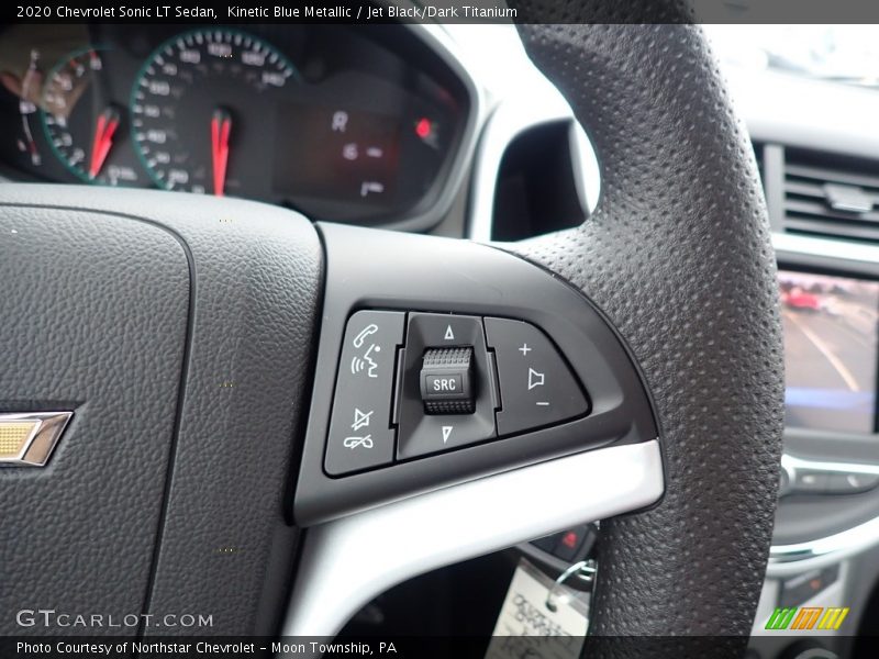 Kinetic Blue Metallic / Jet Black/Dark Titanium 2020 Chevrolet Sonic LT Sedan