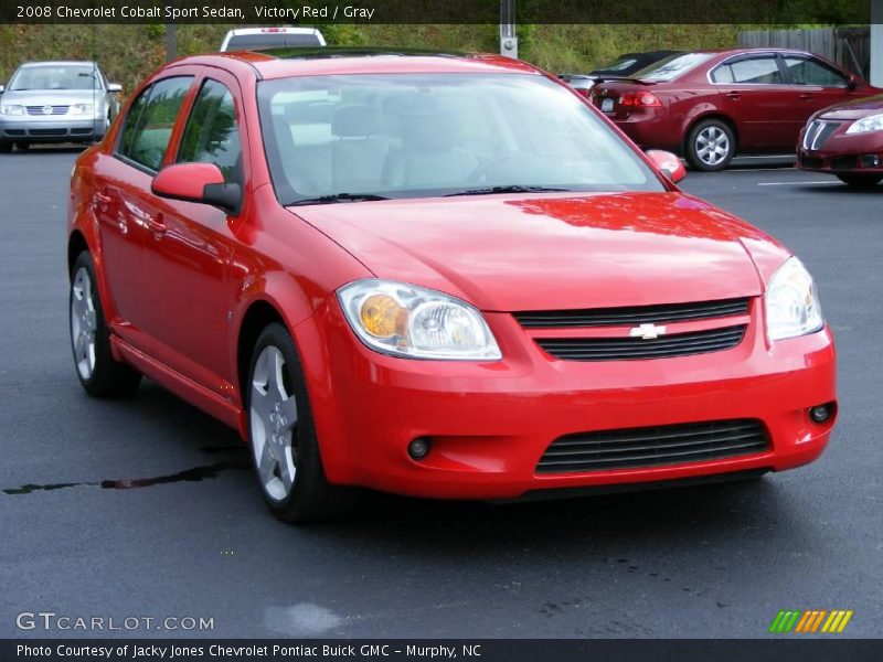 Victory Red / Gray 2008 Chevrolet Cobalt Sport Sedan