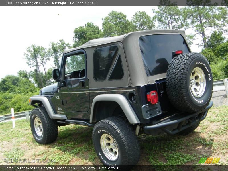 Midnight Blue Pearl / Khaki 2006 Jeep Wrangler X 4x4