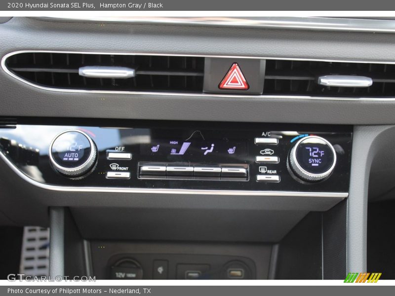 Hampton Gray / Black 2020 Hyundai Sonata SEL Plus