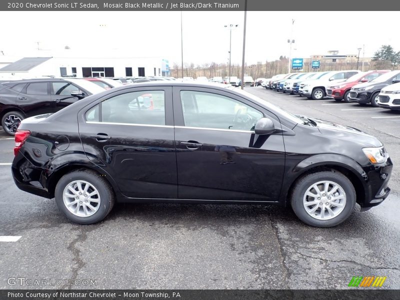 Mosaic Black Metallic / Jet Black/Dark Titanium 2020 Chevrolet Sonic LT Sedan
