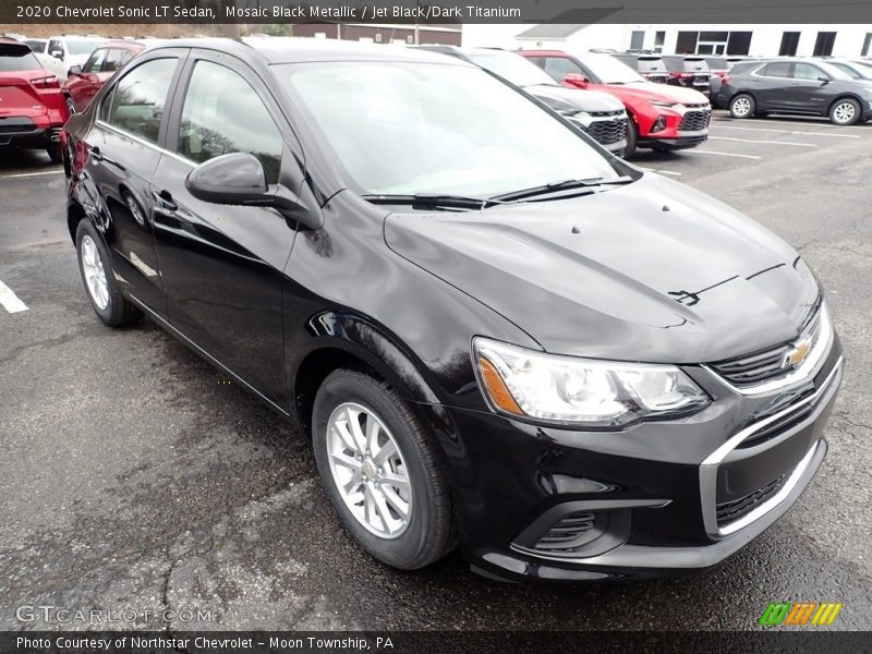 Mosaic Black Metallic / Jet Black/Dark Titanium 2020 Chevrolet Sonic LT Sedan