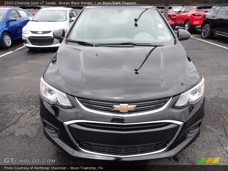 Mosaic Black Metallic / Jet Black/Dark Titanium 2020 Chevrolet Sonic LT Sedan