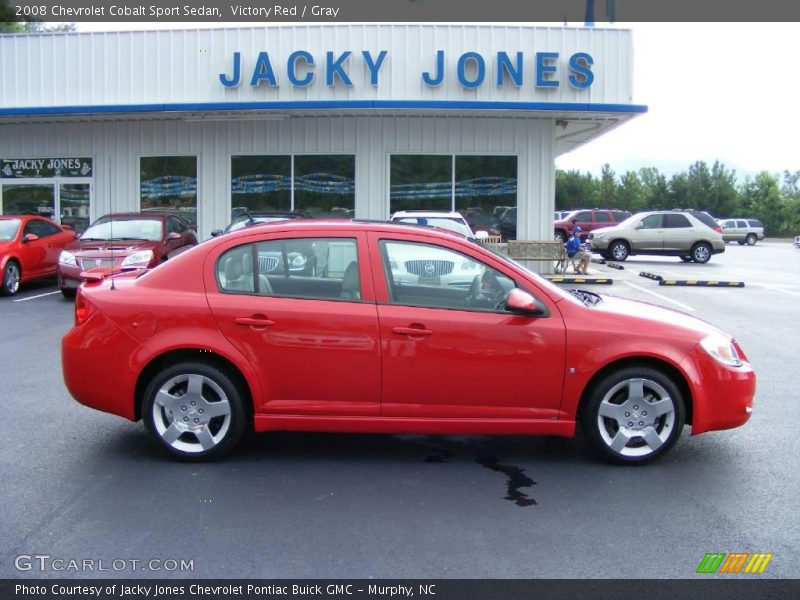 Victory Red / Gray 2008 Chevrolet Cobalt Sport Sedan