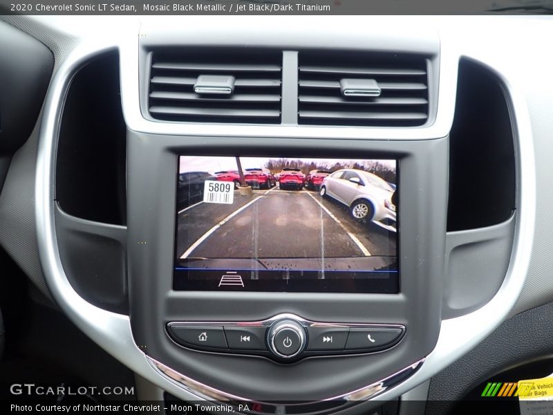 Mosaic Black Metallic / Jet Black/Dark Titanium 2020 Chevrolet Sonic LT Sedan