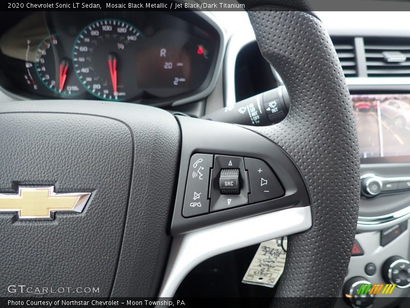 Mosaic Black Metallic / Jet Black/Dark Titanium 2020 Chevrolet Sonic LT Sedan
