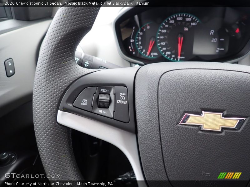 Mosaic Black Metallic / Jet Black/Dark Titanium 2020 Chevrolet Sonic LT Sedan