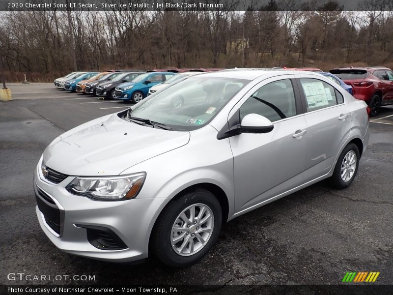 Silver Ice Metallic / Jet Black/Dark Titanium 2020 Chevrolet Sonic LT Sedan