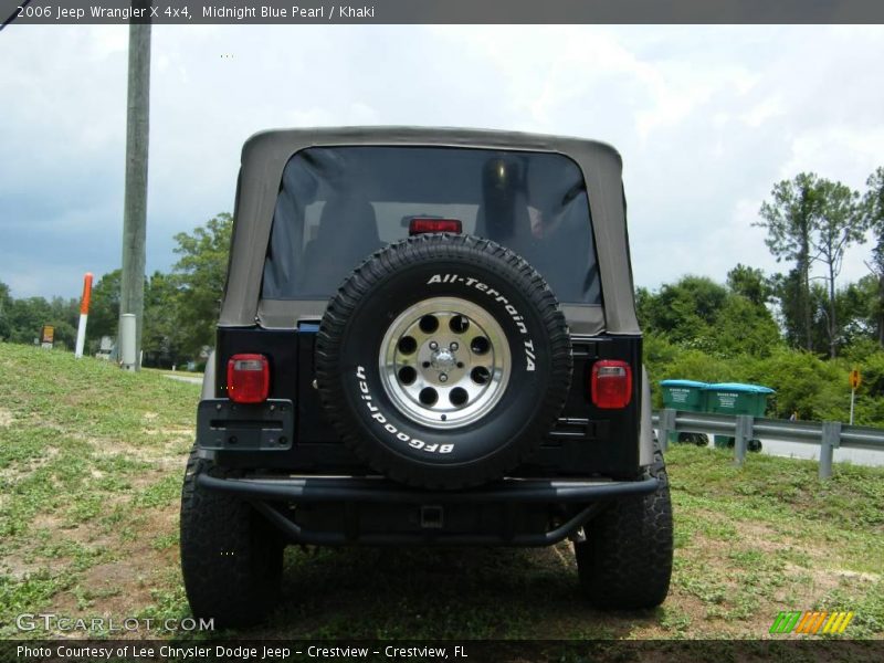 Midnight Blue Pearl / Khaki 2006 Jeep Wrangler X 4x4