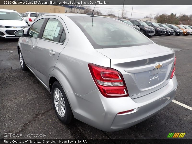 Silver Ice Metallic / Jet Black/Dark Titanium 2020 Chevrolet Sonic LT Sedan