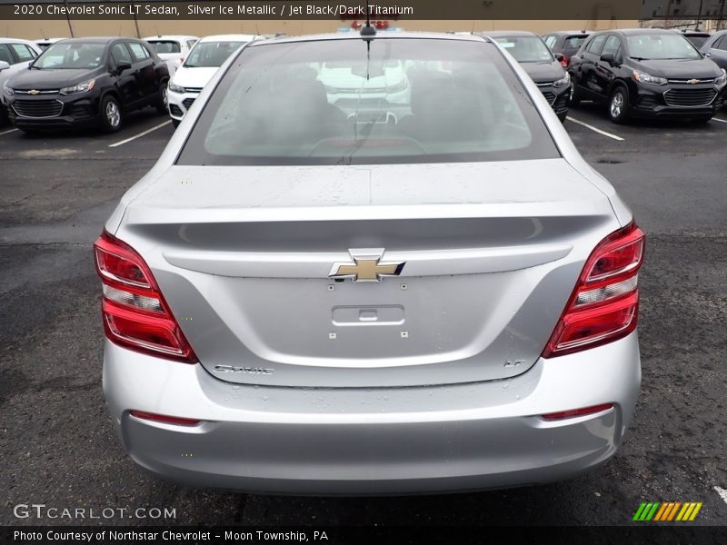 Silver Ice Metallic / Jet Black/Dark Titanium 2020 Chevrolet Sonic LT Sedan