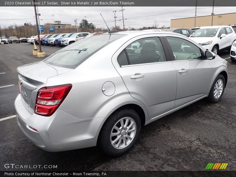Silver Ice Metallic / Jet Black/Dark Titanium 2020 Chevrolet Sonic LT Sedan