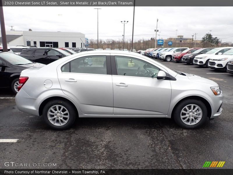 Silver Ice Metallic / Jet Black/Dark Titanium 2020 Chevrolet Sonic LT Sedan