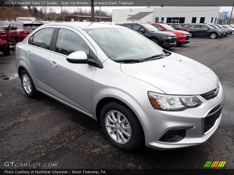 Silver Ice Metallic / Jet Black/Dark Titanium 2020 Chevrolet Sonic LT Sedan