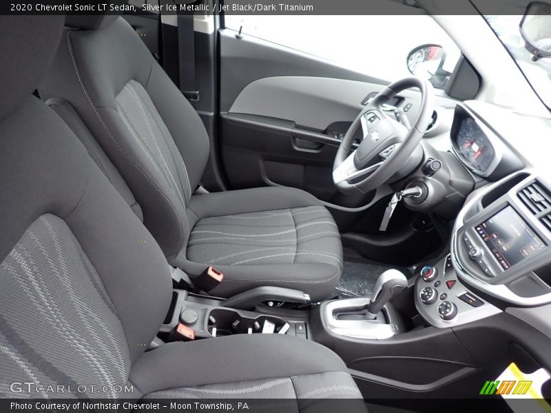 Silver Ice Metallic / Jet Black/Dark Titanium 2020 Chevrolet Sonic LT Sedan