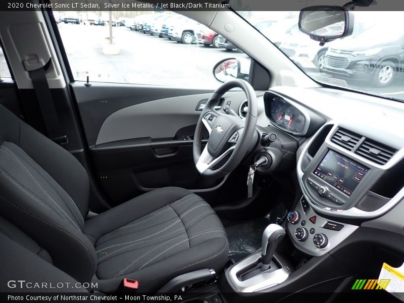 Silver Ice Metallic / Jet Black/Dark Titanium 2020 Chevrolet Sonic LT Sedan