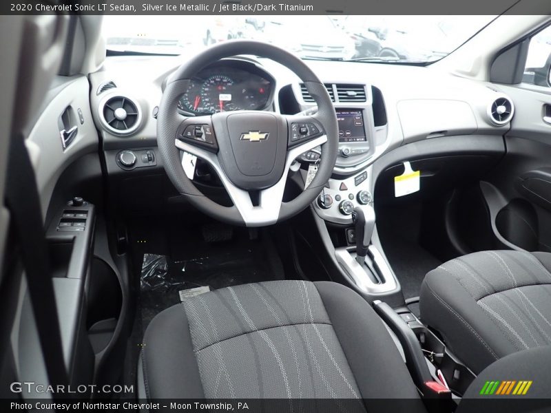 Silver Ice Metallic / Jet Black/Dark Titanium 2020 Chevrolet Sonic LT Sedan
