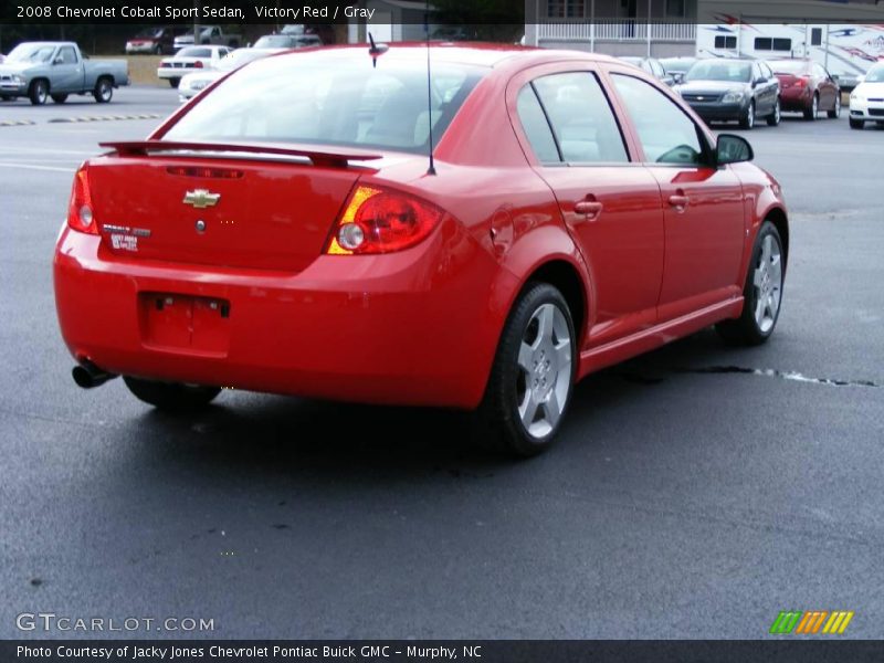 Victory Red / Gray 2008 Chevrolet Cobalt Sport Sedan