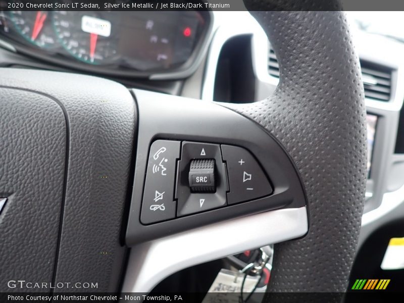 Silver Ice Metallic / Jet Black/Dark Titanium 2020 Chevrolet Sonic LT Sedan