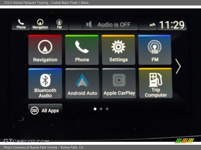 Crystal Black Pearl / Black 2020 Honda Passport Touring