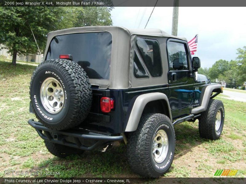 Midnight Blue Pearl / Khaki 2006 Jeep Wrangler X 4x4